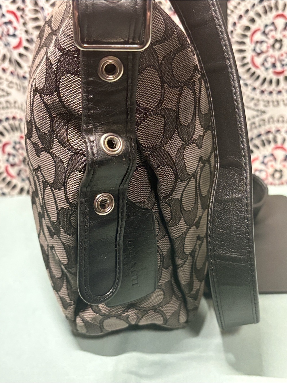 Coach File Bag in Signature Canvas
Charcoal/Black | Style No. 36559 - Picture 4 of 13